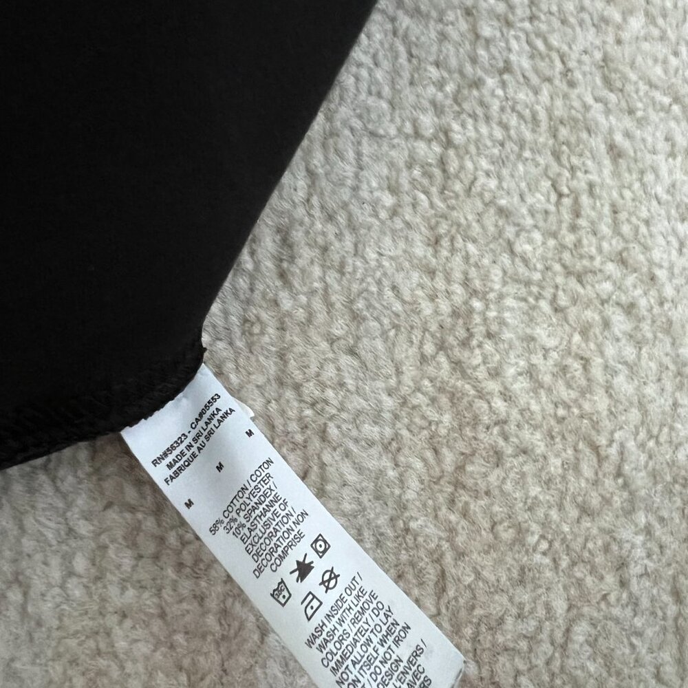 Nike Leg-A-See Black Cotton Biker Shorts M - Picture 8 of 8